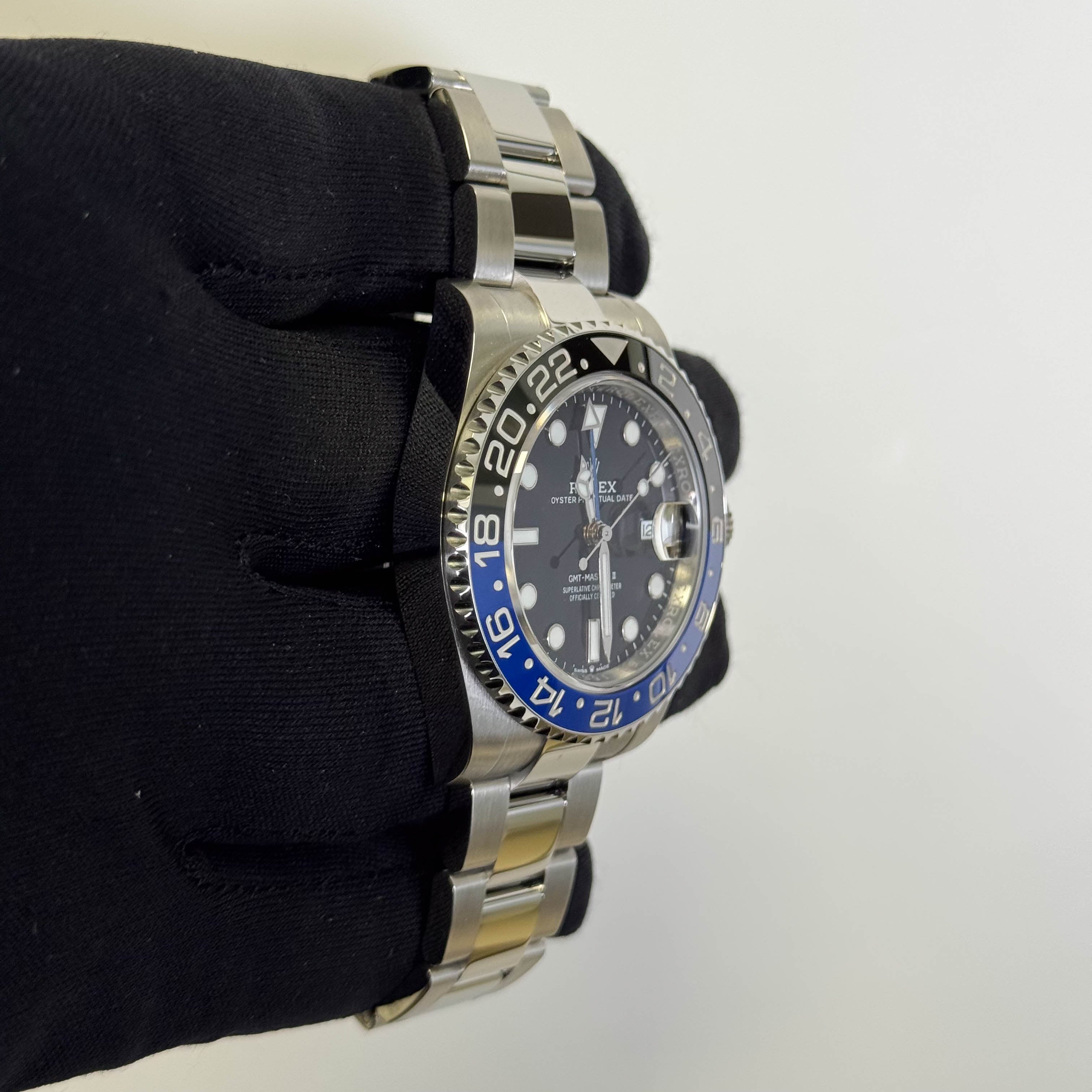 Rolex GMT-Master II 40mm Black Dial Watch Ref# 126710BLNR