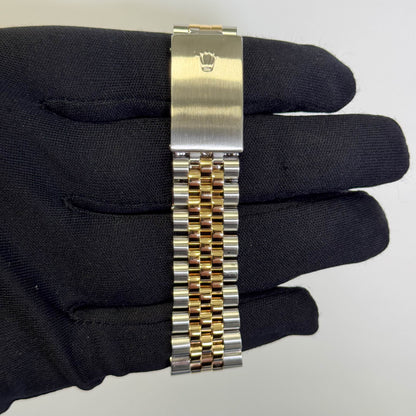 Rolex Datejust 36mm Ivory Tapestry Dial Watch Ref# 16233