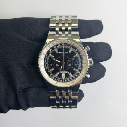 Breitling Montbrilliant Legende 47mm Black Dial Watch Ref# A23340