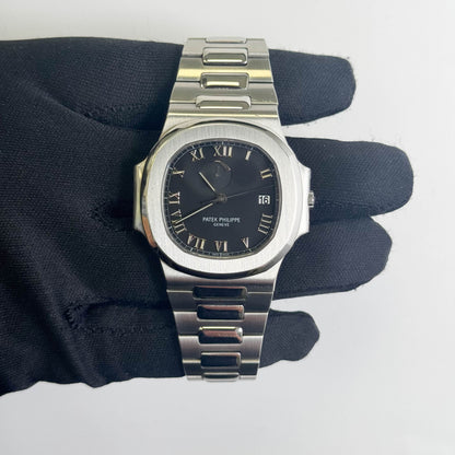 Patek Philippe Nautilus 40mm Black Dial Watch Ref# 3710/1A