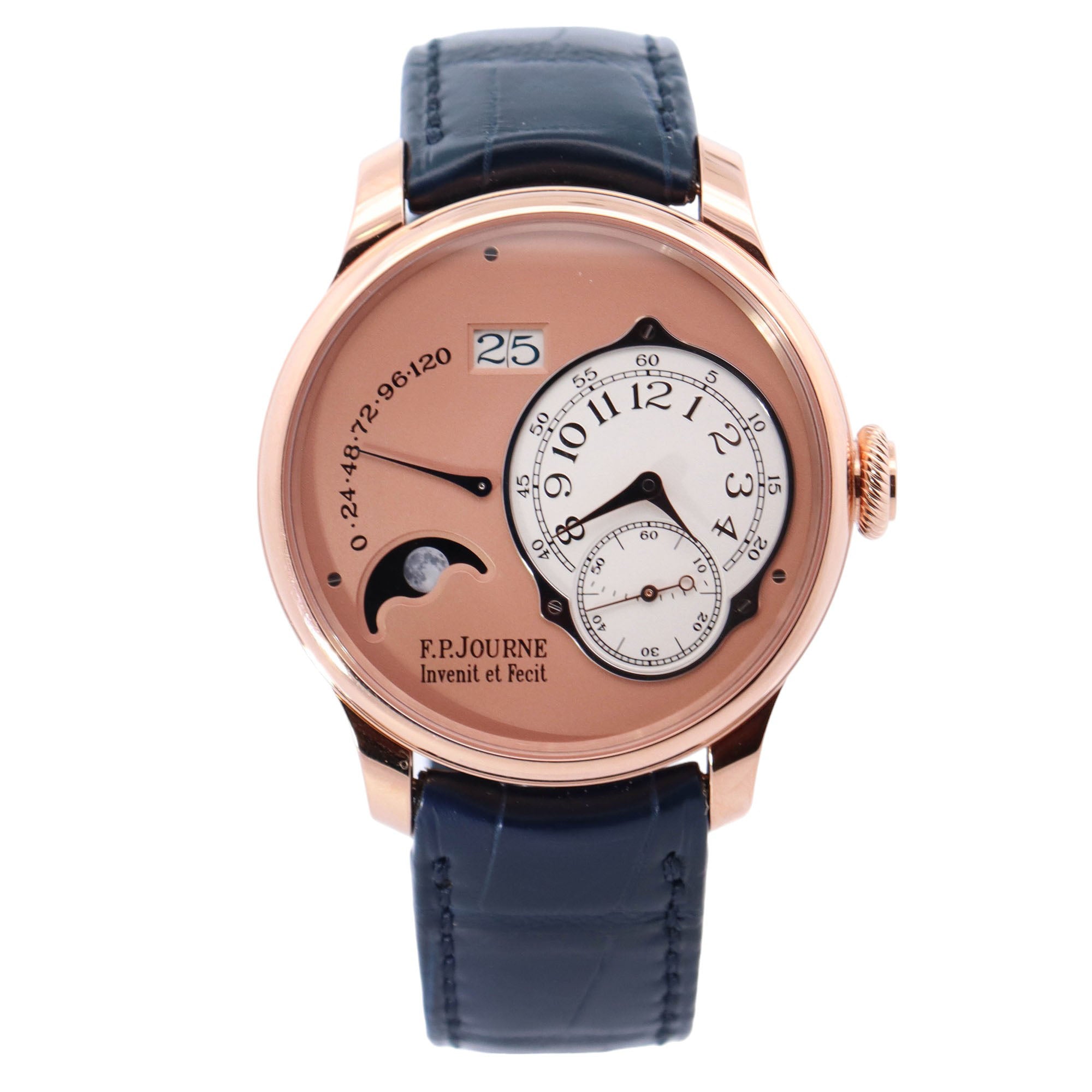 F.P Journe Octa Lune 42mm Salmon Dial Ref# 1300.3 NOL 42 RG PI - Happy Jewelers Fine Jewelry Lifetime Warranty