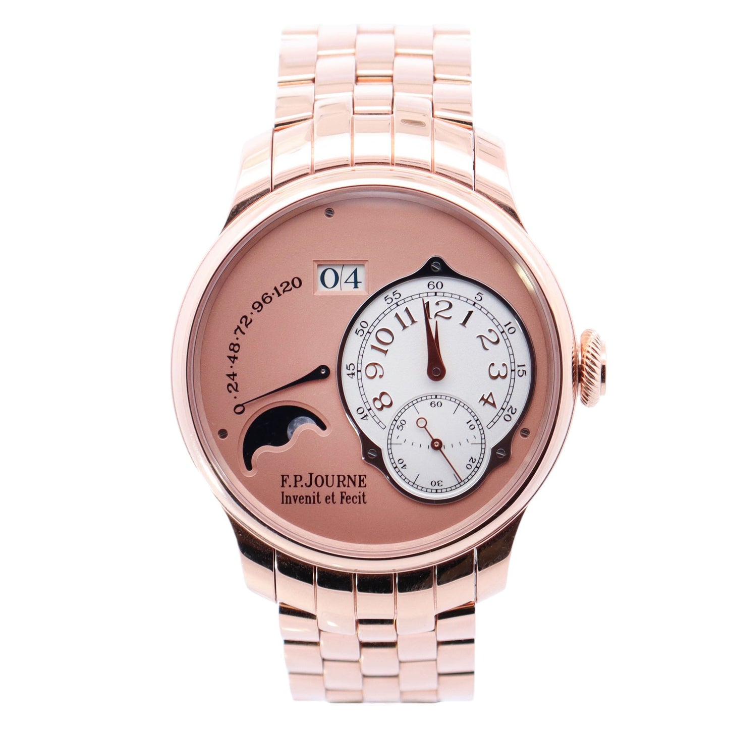 F.P. Journe Octa Lune Rose Gold 40mm Salmon Arabic Dial Watch Reference# 1300.3NOL42RGPIBR