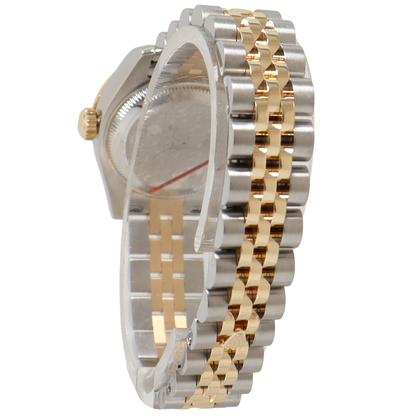 Rolex Datejust Steel & Yellow Gold 26mm Champagne Diamond Dial Watch Reference#: 69173 - Happy Jewelers Fine Jewelry Lifetime Warranty