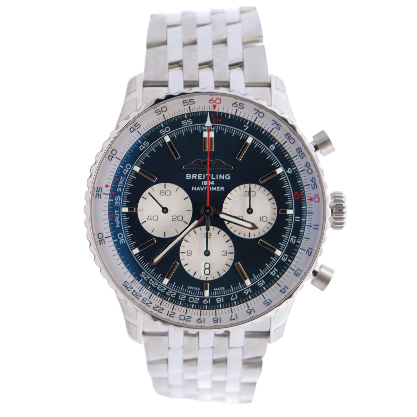 Breitling Navitimer 46mm Blue Dial Ref# AB0137