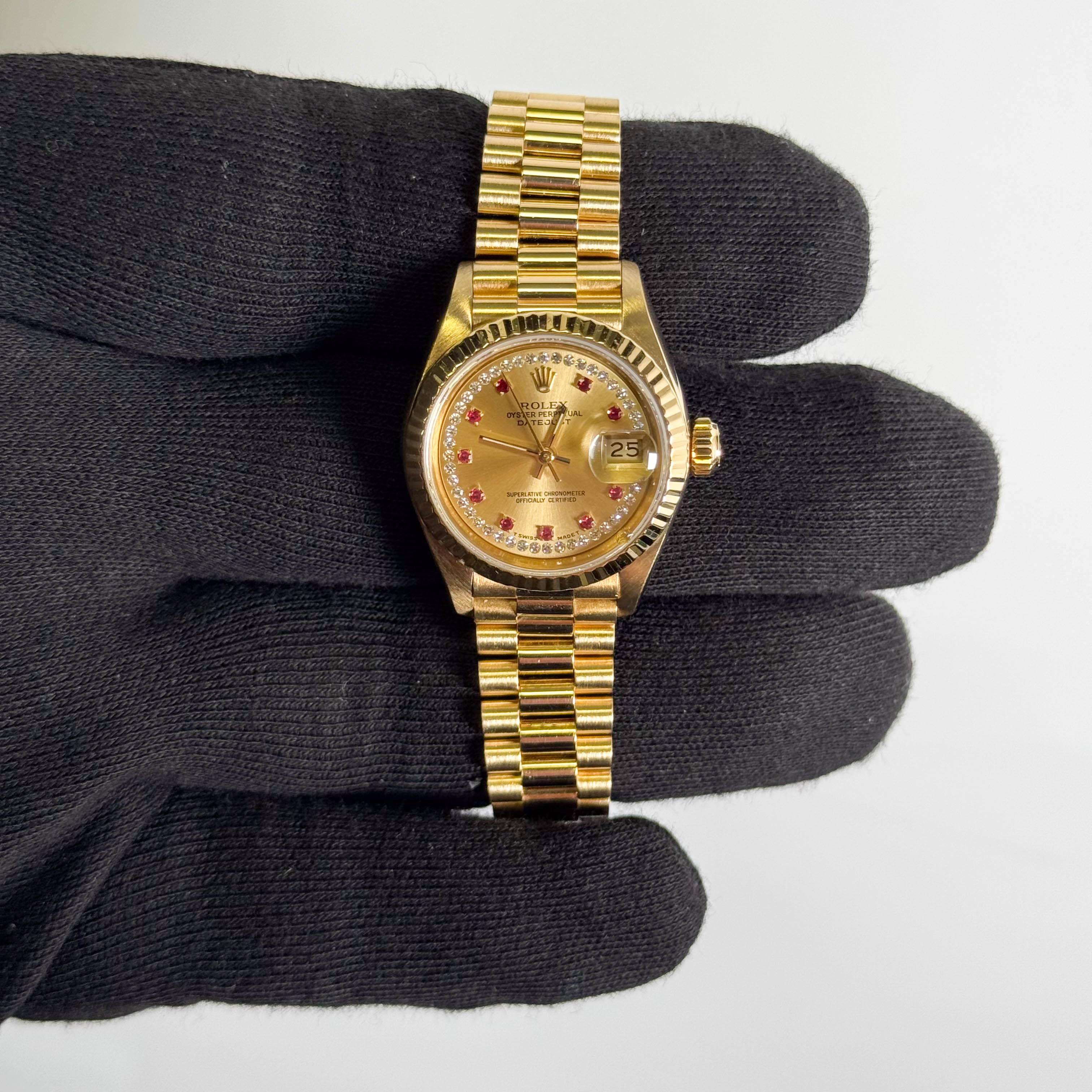 Rolex Datejust 26mm Champagne Dial Watch Ref# 69178