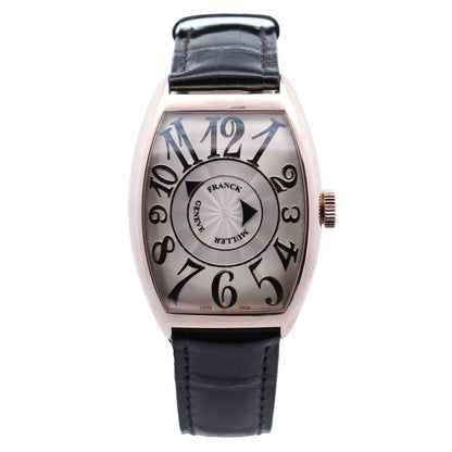 Franck Muller Double Mistery 34mm White Dial Ref# 6850 DM - Happy Jewelers Fine Jewelry Lifetime Warranty