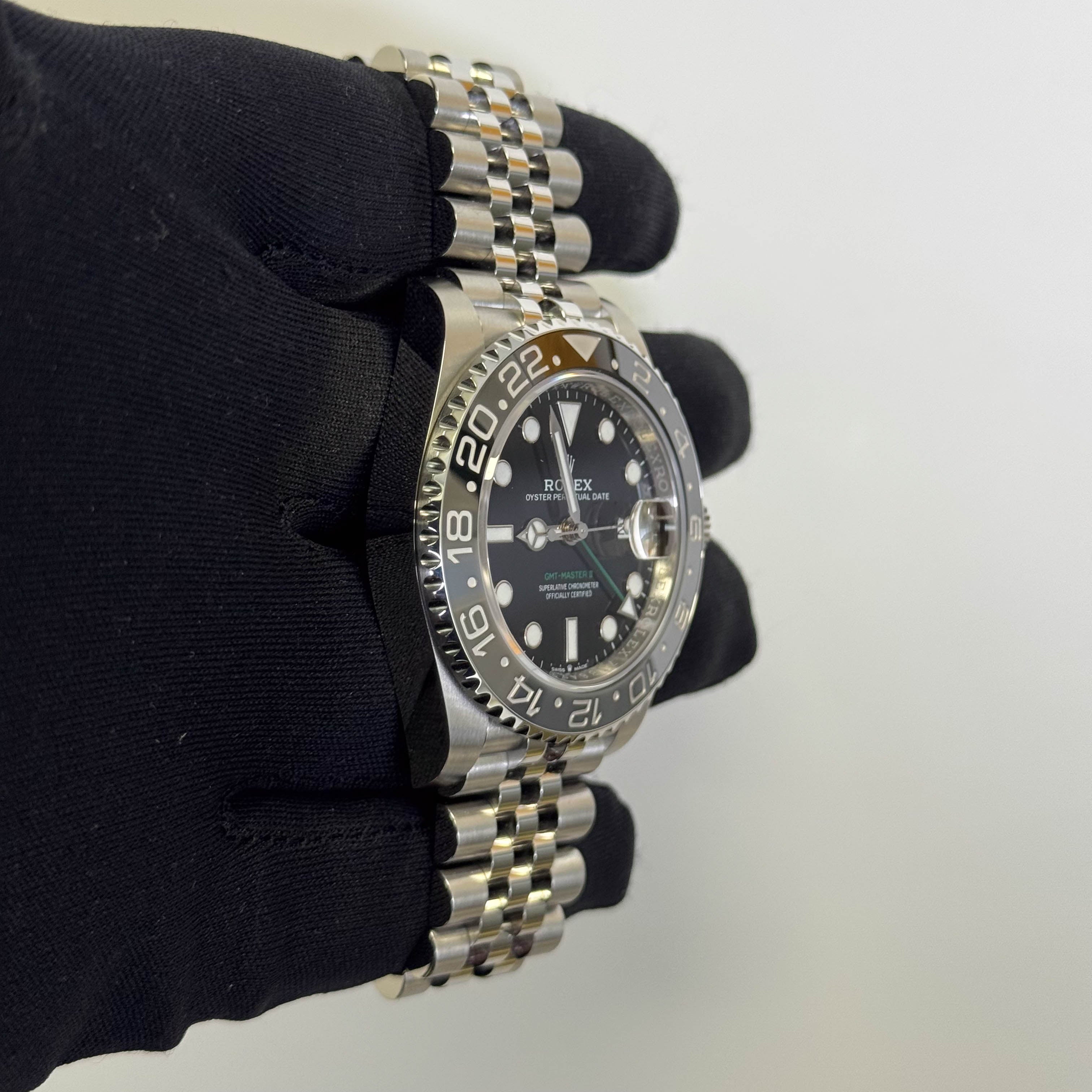 Rolex GMT-Master II 40mm Black Dial Ref# 126710GRNR - Happy Jewelers Fine Jewelry Lifetime Warranty
