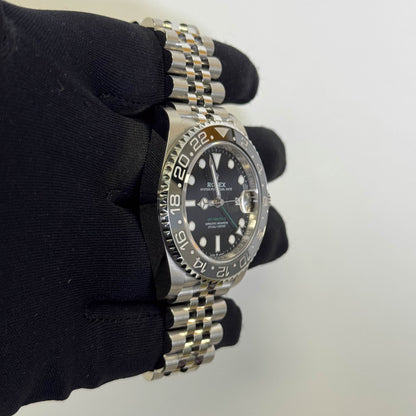 Rolex GMT-Master II 40mm Black Dial Ref# 126710GRNR - Happy Jewelers Fine Jewelry Lifetime Warranty