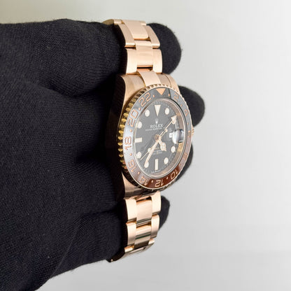 Rolex GMT-Master II Rootbeer 40mm Black Dial Watch Ref# 126715CHNR