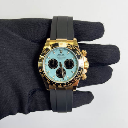 Rolex Daytona 40mm Turquoise Dial Watch Ref# 126518LN