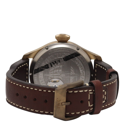 IWC Big Pilot Bronze 46mm Green Roman Dial Watch Reference#: IW510506 - Happy Jewelers Fine Jewelry Lifetime Warranty
