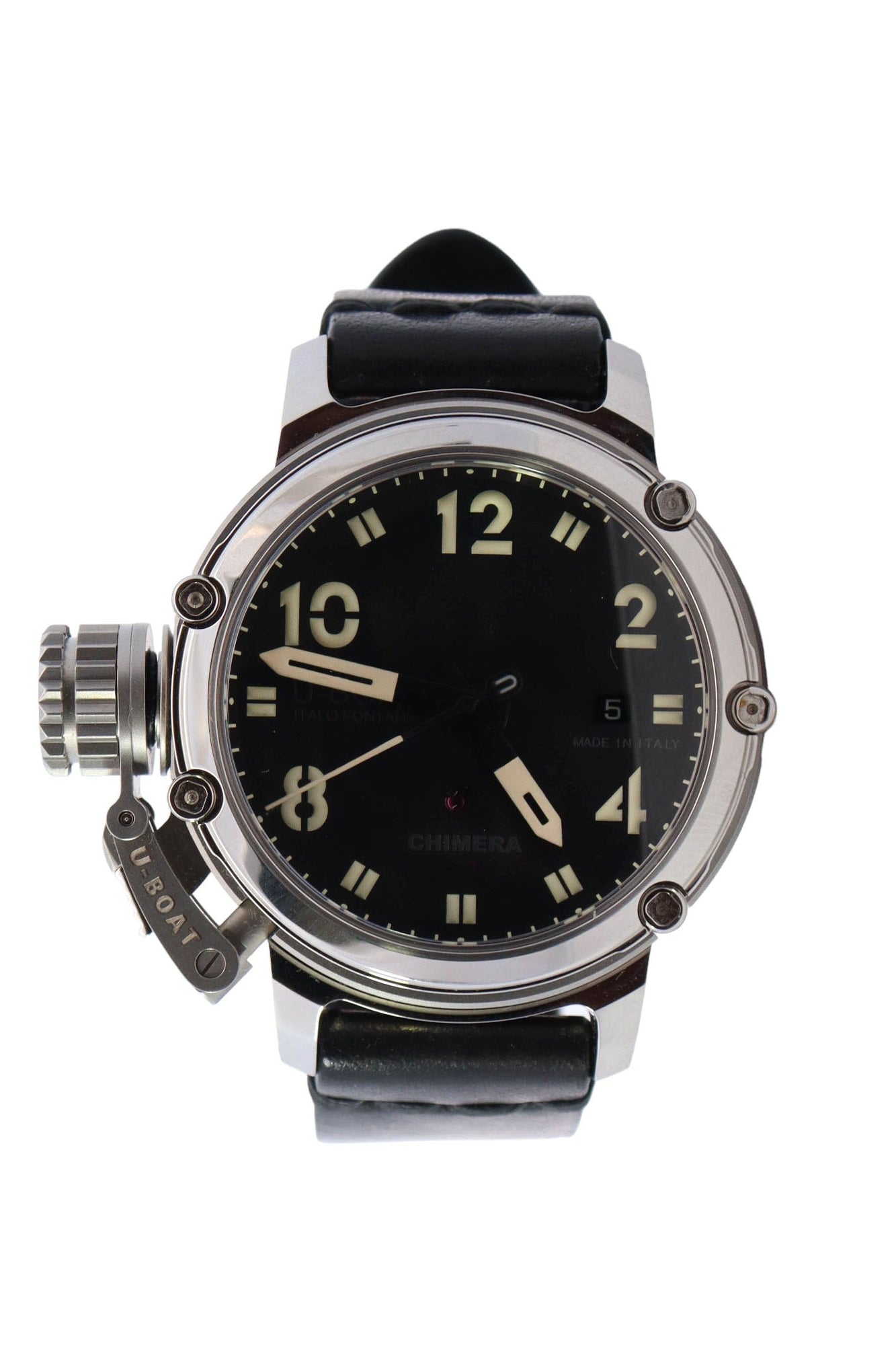 U-Boat Chimera 43mm Black Dial Watch Ref# 7226