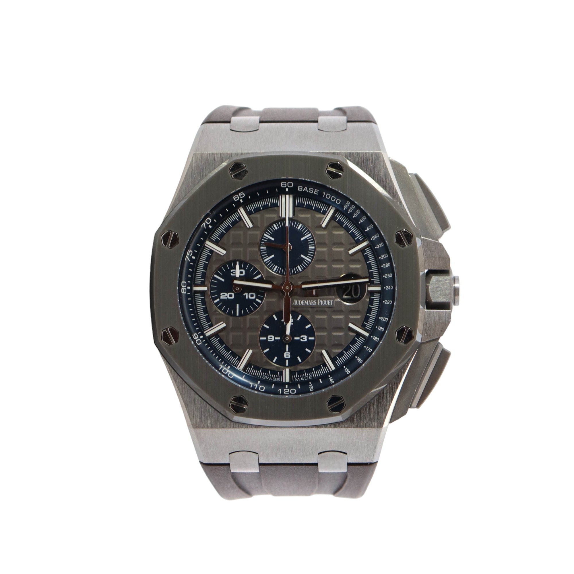 Audemars Piguet Offshore 44mm Grey Dial Watch Ref# 26400IO.OO.A004CA.02 - Happy Jewelers Fine Jewelry Lifetime Warranty