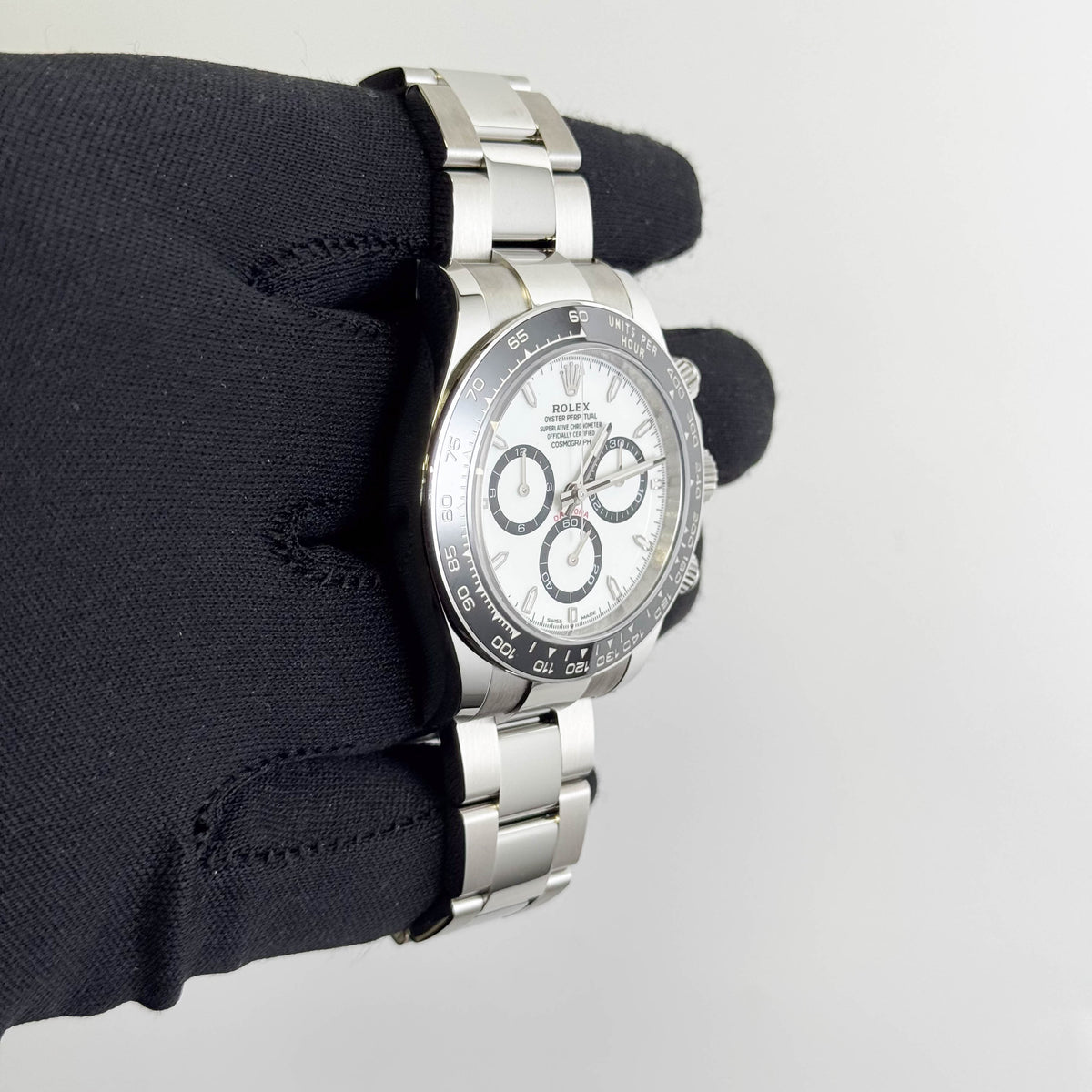 Rolex Daytona 40mm White Dial Watch Ref# 126500LN