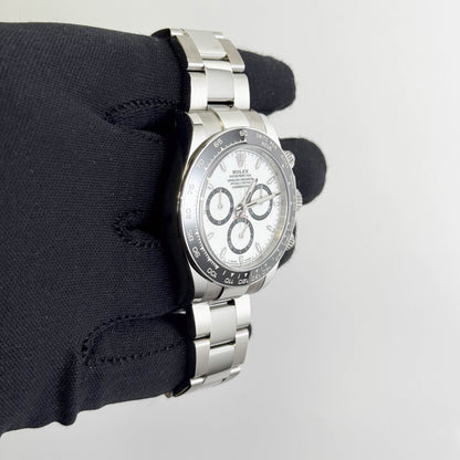 Rolex Daytona 40mm White Dial Watch Ref# 126500LN
