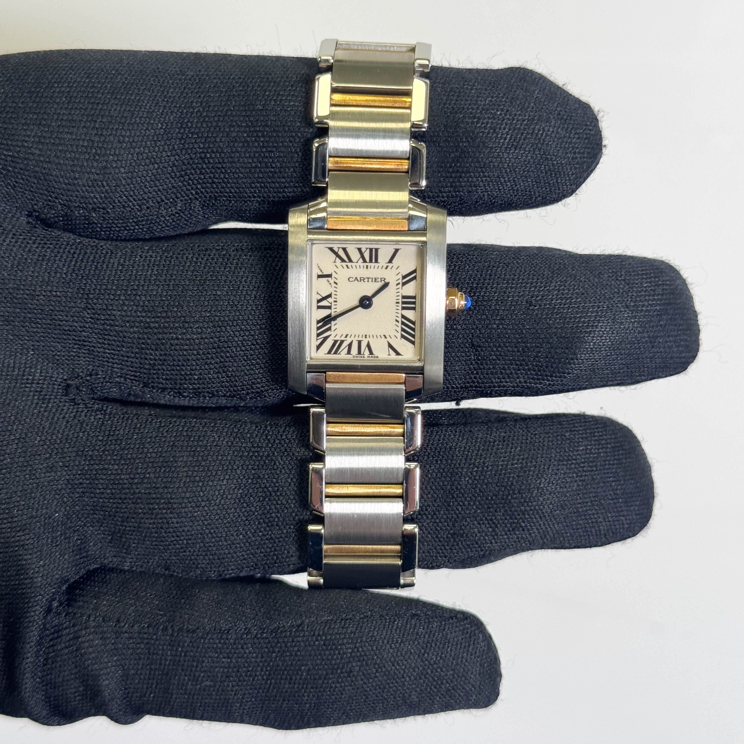 Cartier Tank 25x20mm White Dial Watch Ref# W51007Q4 - Happy Jewelers Fine Jewelry Lifetime Warranty