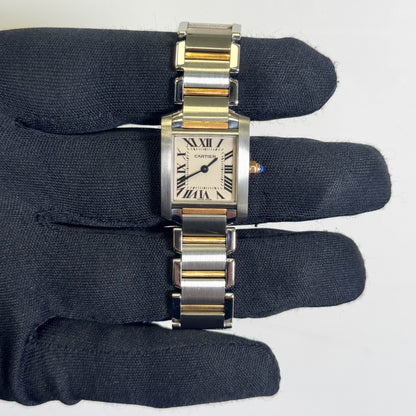 Cartier Tank 25x20mm White Dial Watch Ref# W51007Q4 - Happy Jewelers Fine Jewelry Lifetime Warranty