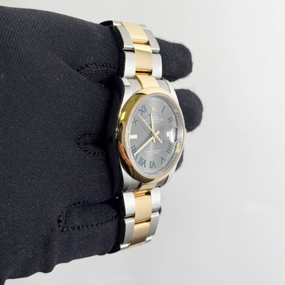 Rolex Datejust 36mm Wimbledon Dial Watch Ref# 126203