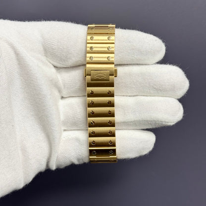 Cartier Santos 35mm Yellow Gold White Dial Watch Ref# WGSA0030 - Happy Jewelers Fine Jewelry Lifetime Warranty