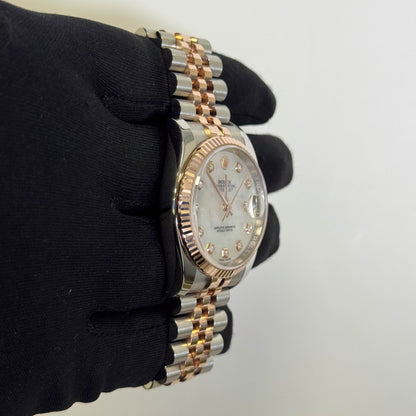 Rolex Datejust 36mm MOP Dial Watch Ref# 116231