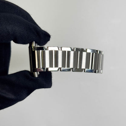 Cartier Tank Française Stainless Steel 28mm White Dial Watch Ref# W51002Q3 - Happy Jewelers Fine Jewelry Lifetime Warranty