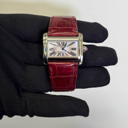 Cartier Tank Divan XL 38mm Silver Dial Watch Ref# W6301455 - Happy Jewelers Fine Jewelry Lifetime Warranty