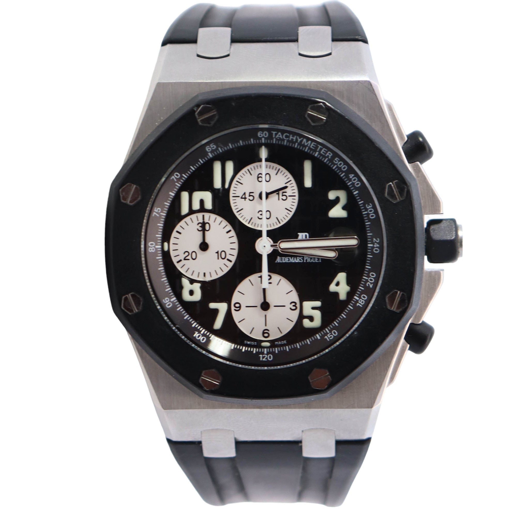 Audemars Piguet Royal Oak 42mm Black Dial Watch Ref# 25940SK.OO.D002CA.01 - Happy Jewelers Fine Jewelry Lifetime Warranty