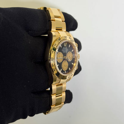 Rolex Daytona 40mm Black Dial Watch Ref# 126508 - Happy Jewelers Fine Jewelry Lifetime Warranty