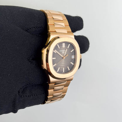 Patek Philippe Nautilus 40mm Brown Dial Watch Ref# 5711/1R-001