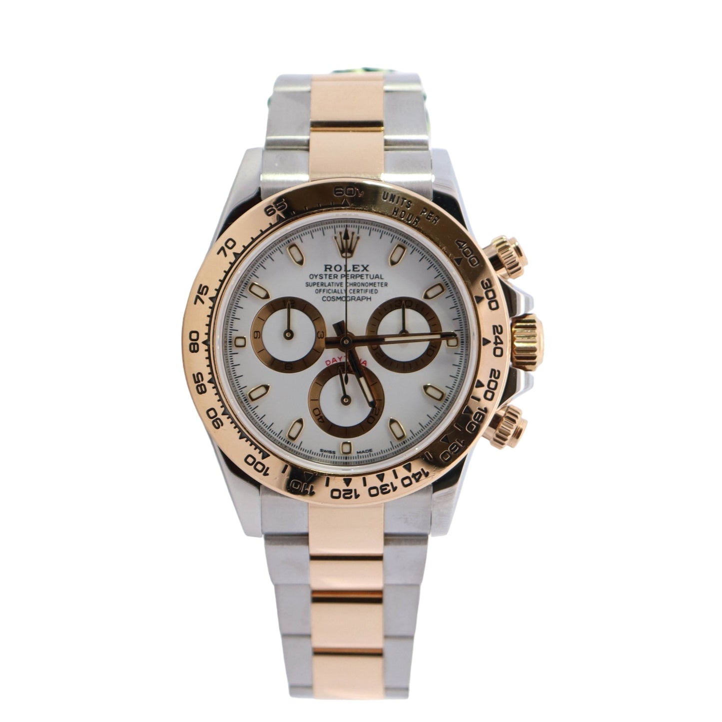 Rolex Daytona 40mm White Dial Watch Ref# 116503