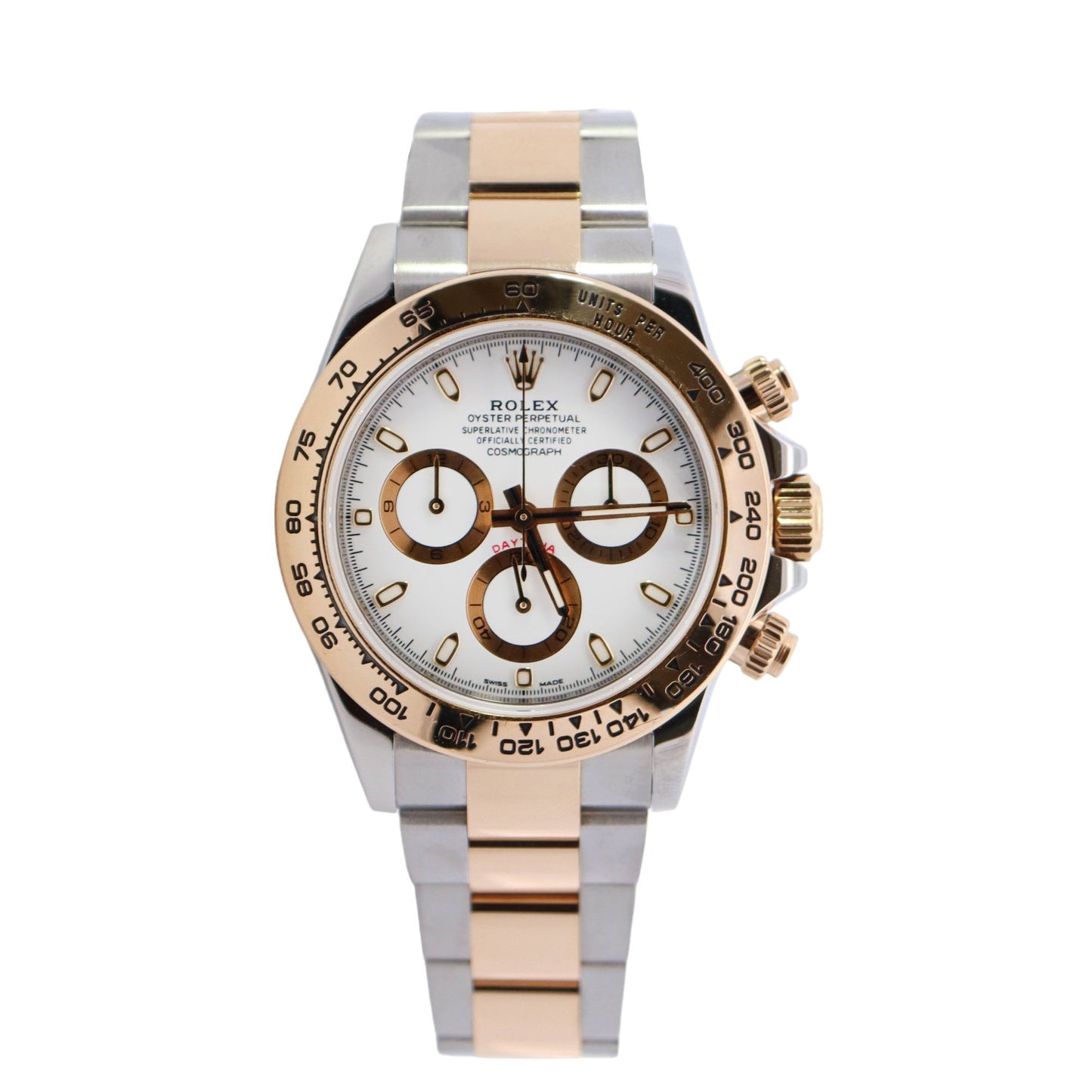 Rolex Daytona 40mm White Dial Watch Ref# 116503