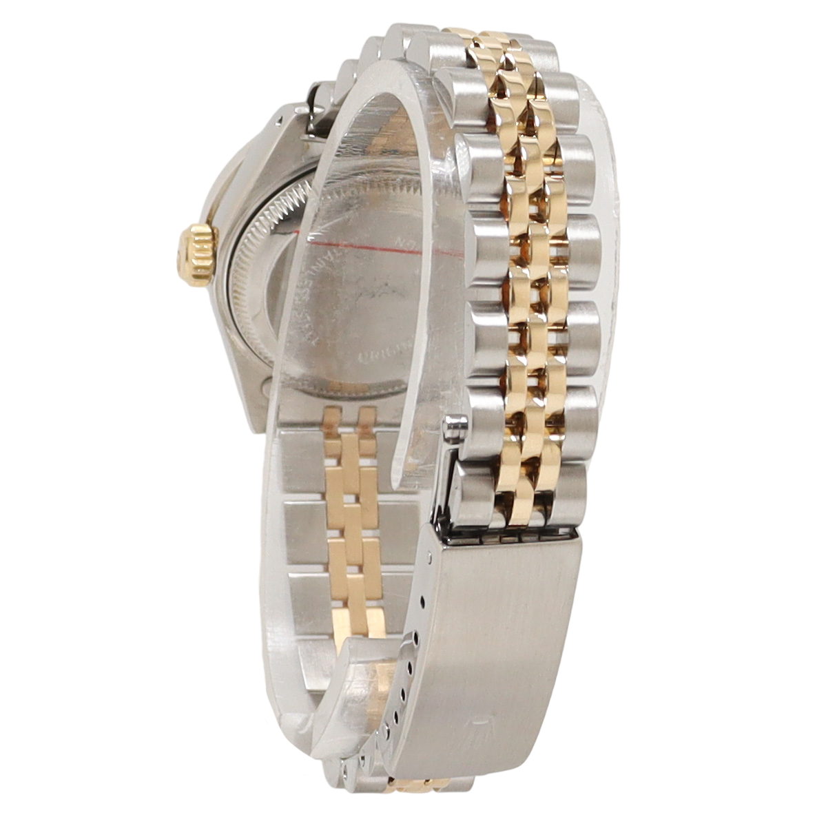 Rolex Datejust Two Tone Yellow Gold & Steel 26mm White MOP Diamond Dial Watch Reference #: 69173 - Happy Jewelers Fine Jewelry Lifetime Warranty