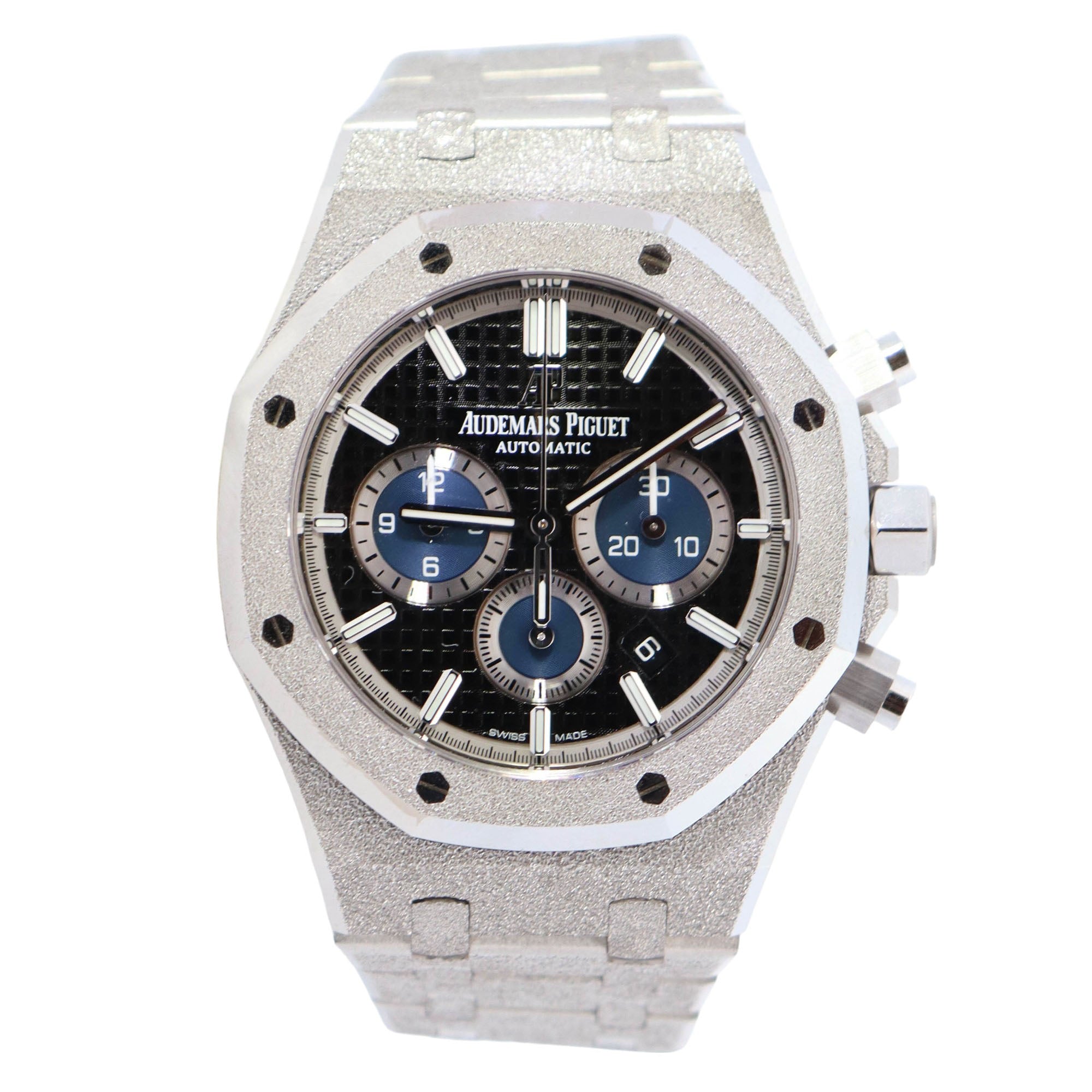 Audemars Piguet Royal Oak 41mm Black Dial Watch Ref# 26331BC.GG.1224BC.03 - Happy Jewelers Fine Jewelry Lifetime Warranty