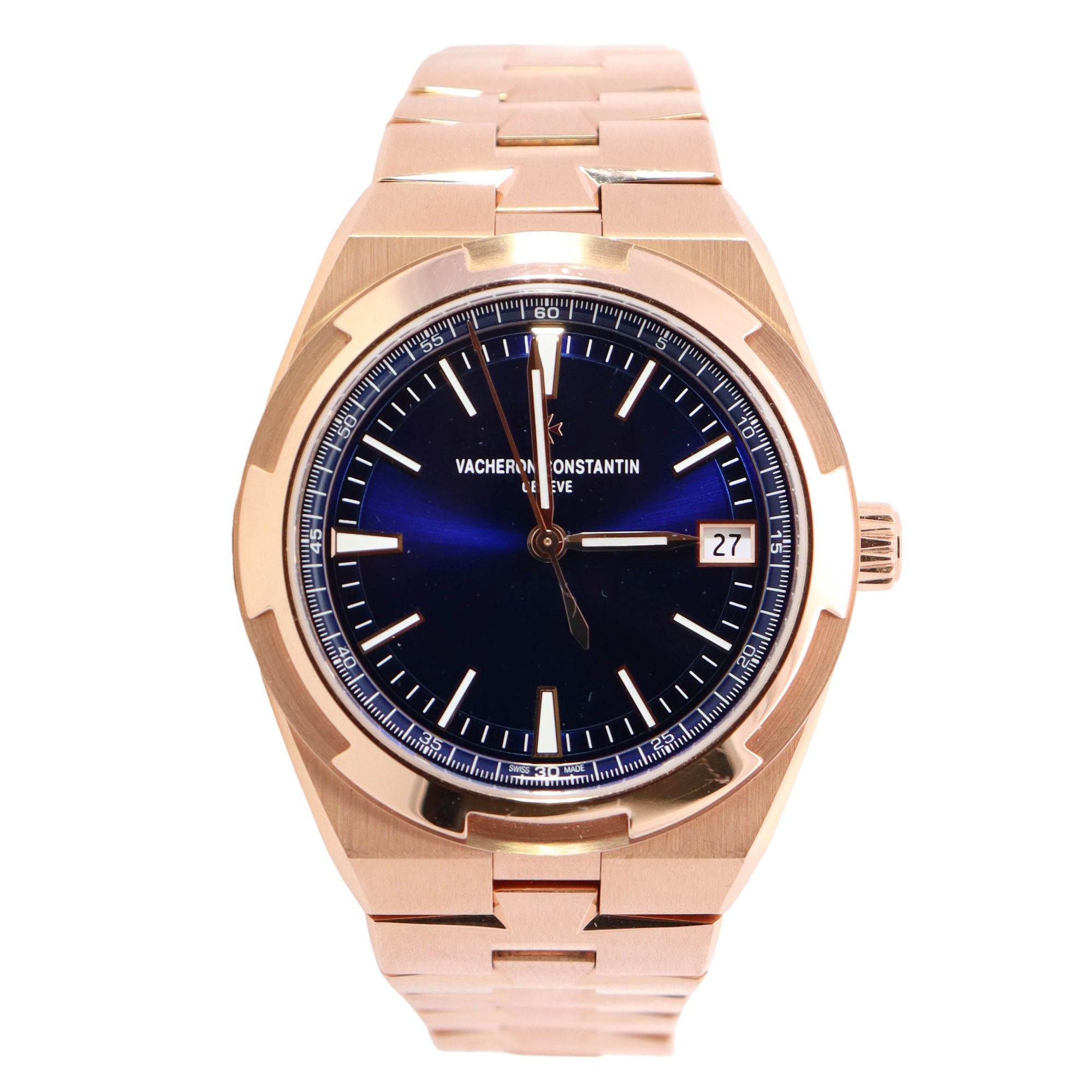 Vacheron Constantin Overseas 41mm Blue Dial Watch Ref# 4500V/110R-B705 - Happy Jewelers Fine Jewelry Lifetime Warranty