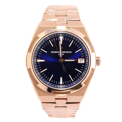 Vacheron Constantin Overseas 41mm Blue Dial Watch Ref# 4500V/110R-B705 - Happy Jewelers Fine Jewelry Lifetime Warranty