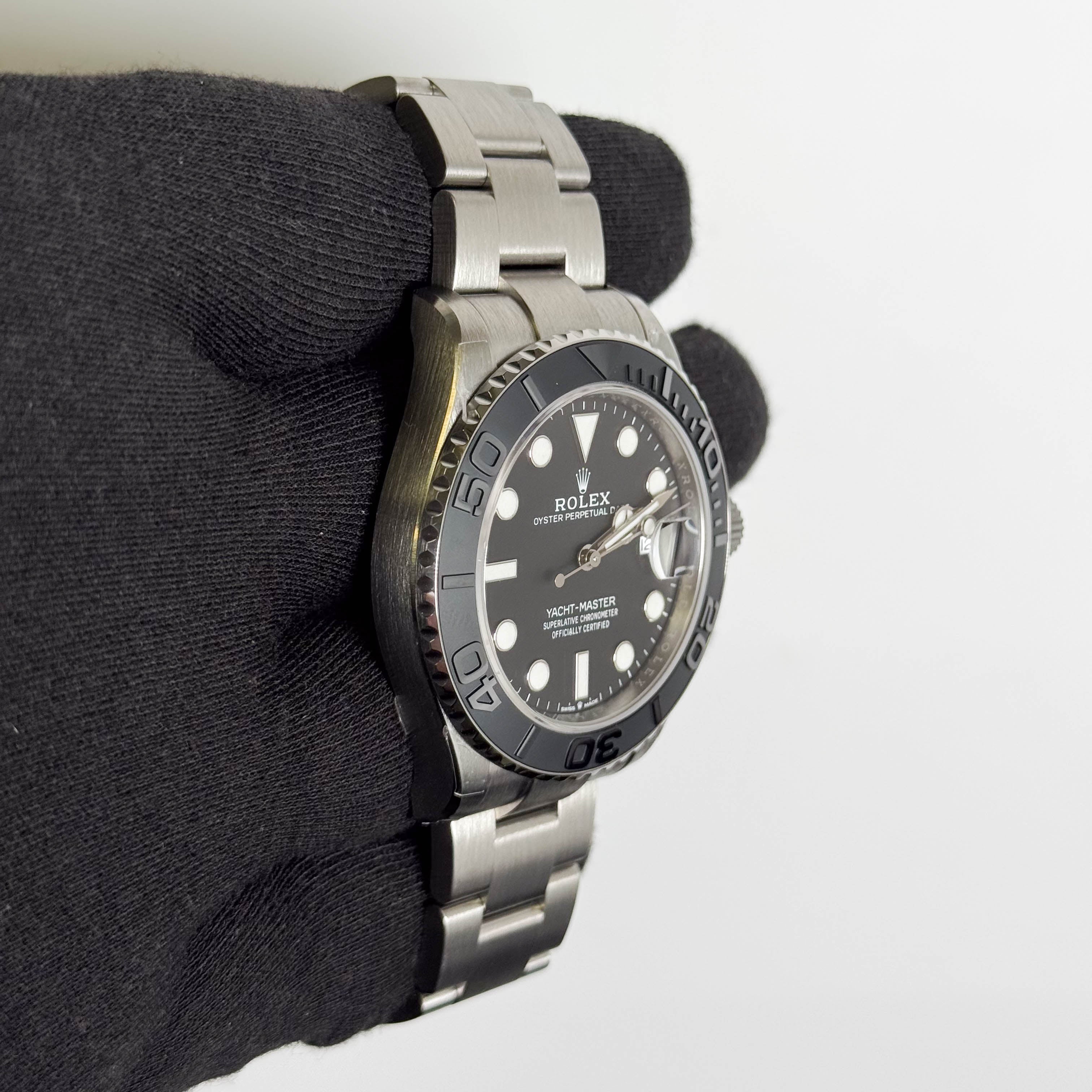 Rolex Yacht-Master 42mm Black Dial Watch Ref# 226627
