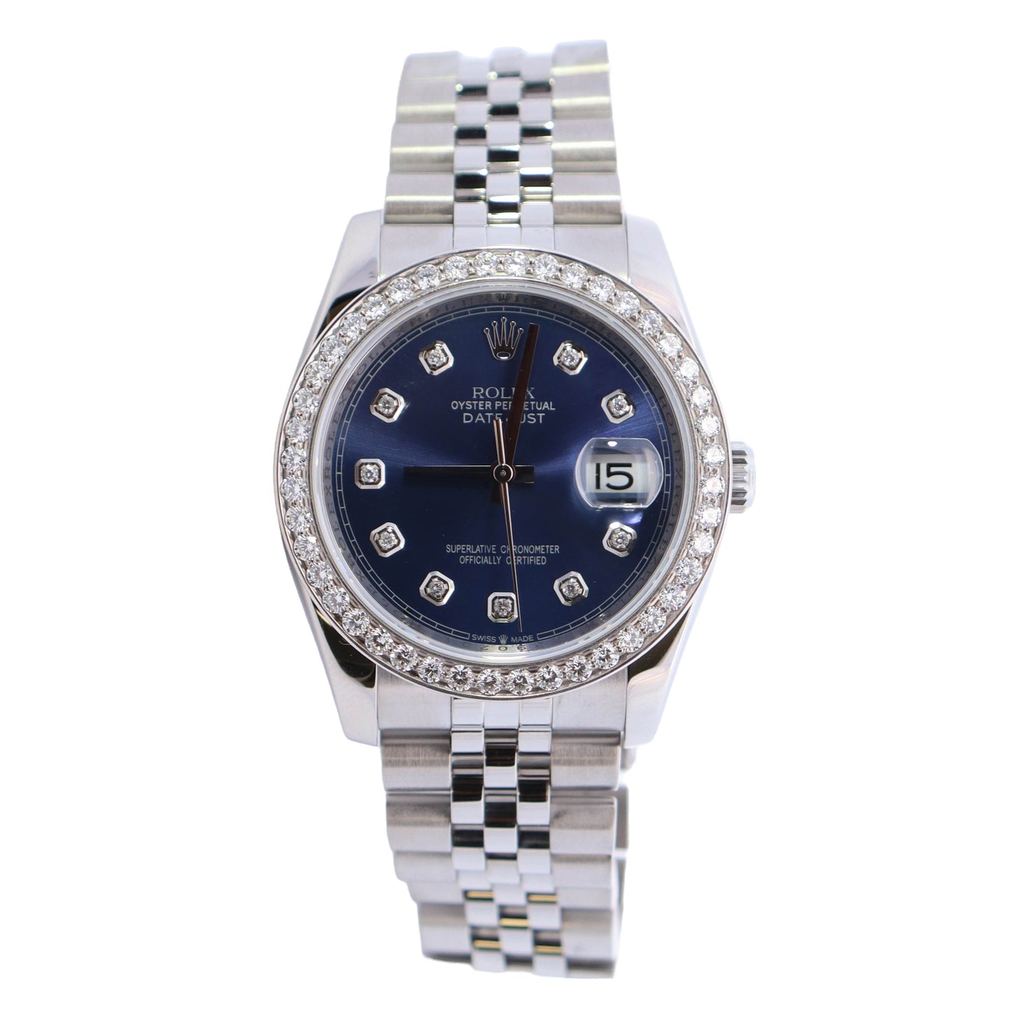 Rolex Datejust 36mm Blue Dial Watch Ref# 116234