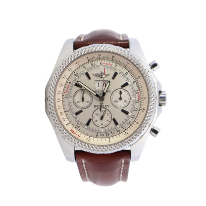 Breitling Bentley 48mm White Dial Watch Ref# A4436212 - Happy Jewelers Fine Jewelry Lifetime Warranty
