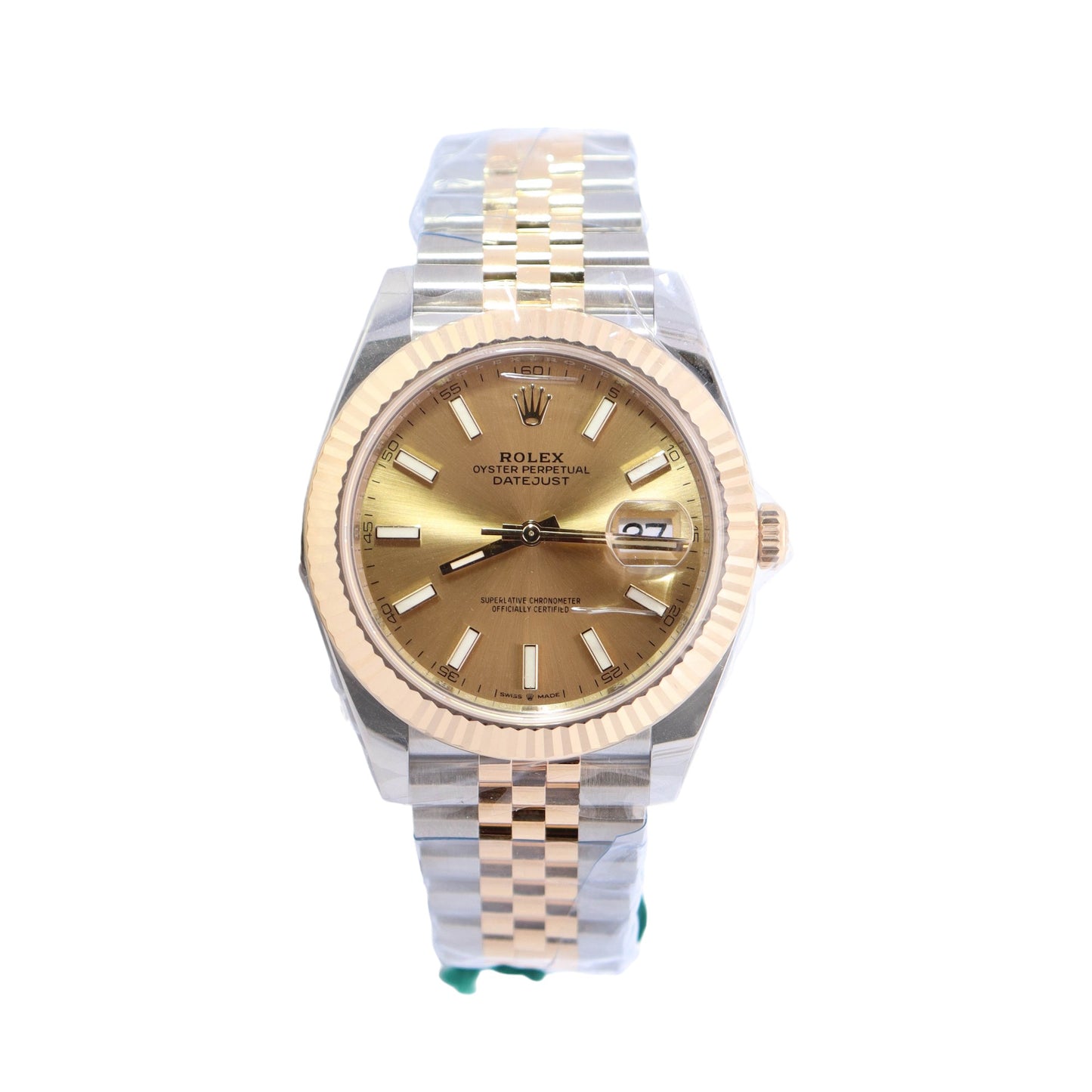 Rolex Datejust 41mm Champagne Dial Watch Ref# 126333