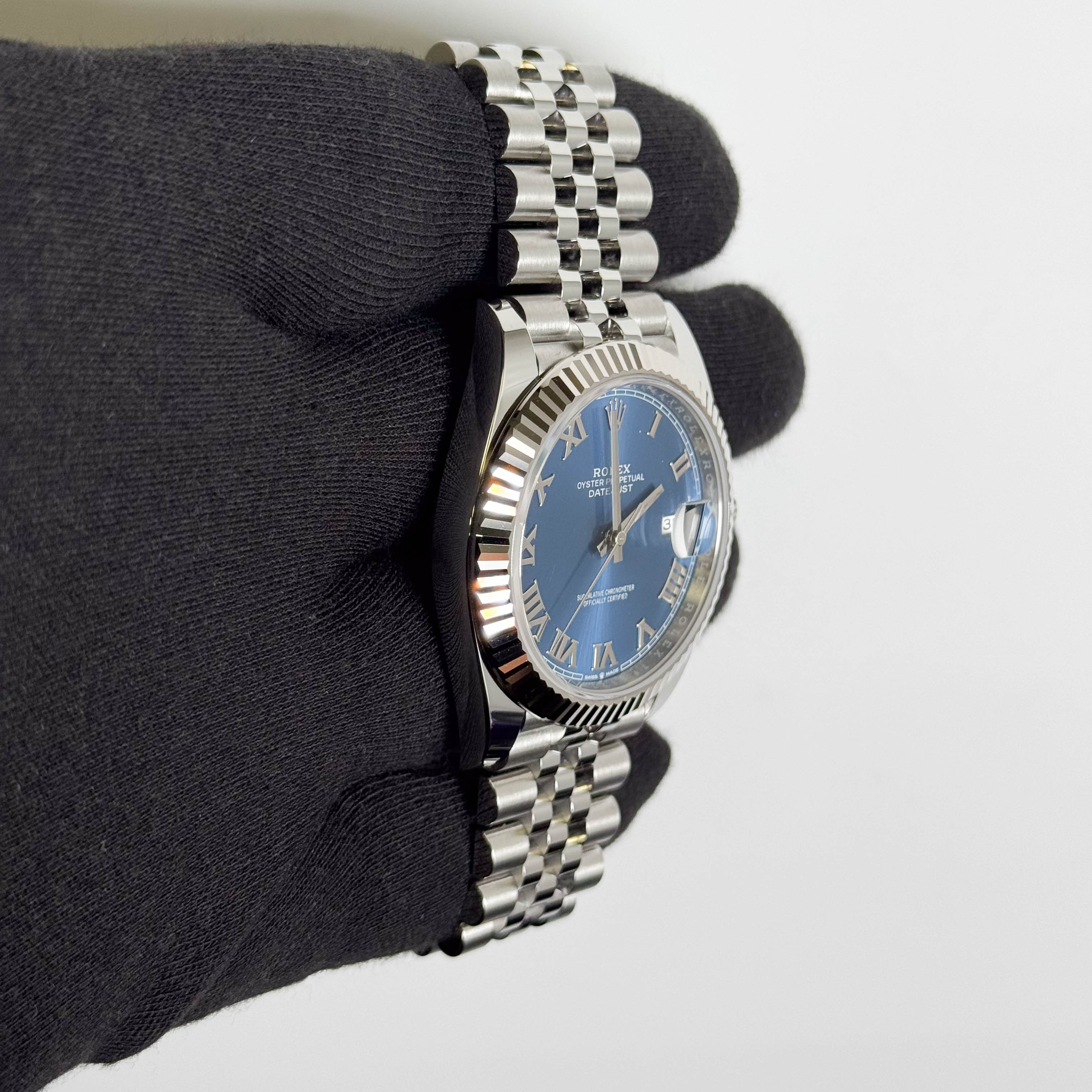 Rolex Datejust 41mm Blue Dial Watch Ref# 126334