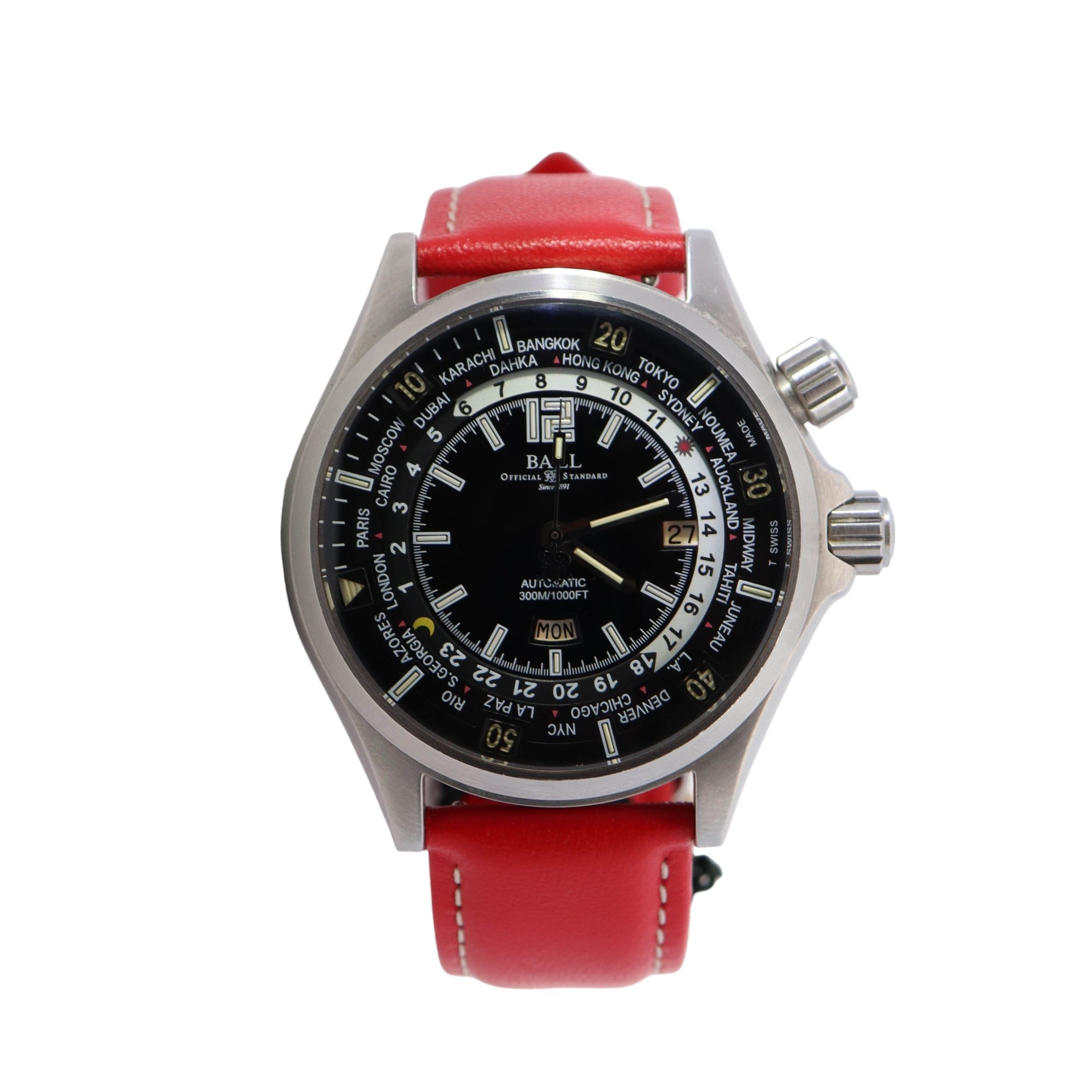 Ball Engineer 45mm Black Dial Watch Ref# DG2022A-SA-BK - Happy Jewelers Fine Jewelry Lifetime Warranty