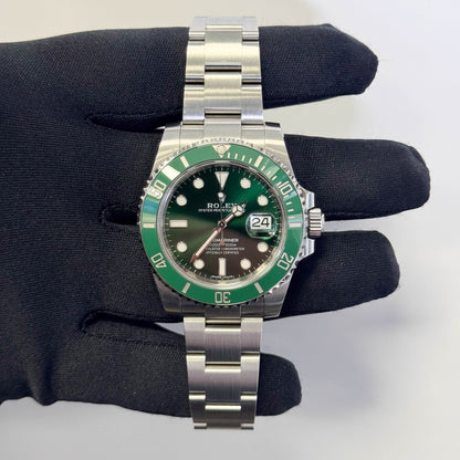 Rolex Submariner 40mm Green Dial Watch Ref# 116610LV - Happy Jewelers Fine Jewelry Lifetime Warranty