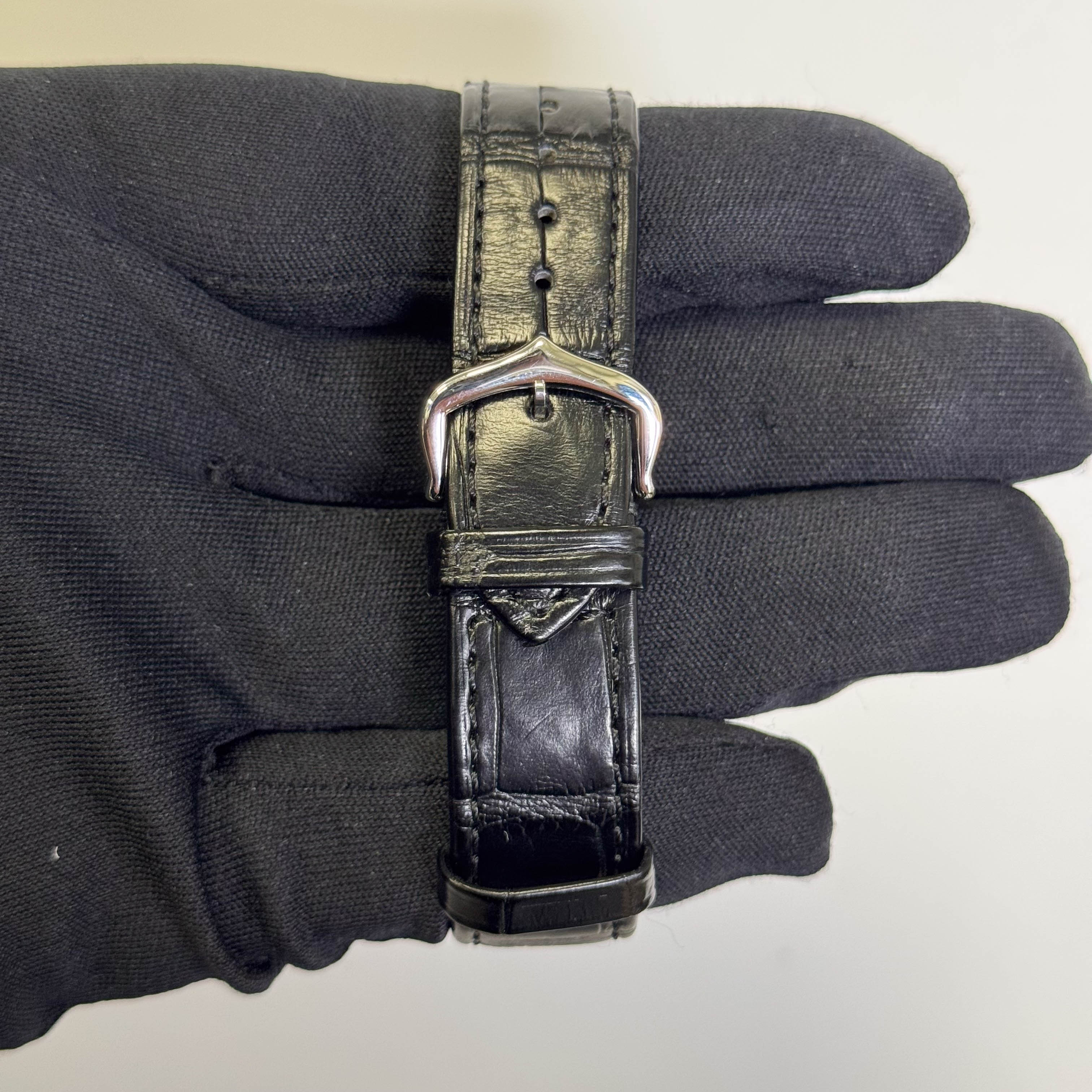 Cartier Santos Dumont Tank 31.5mm Black Dial Watch Ref# WSSA0046