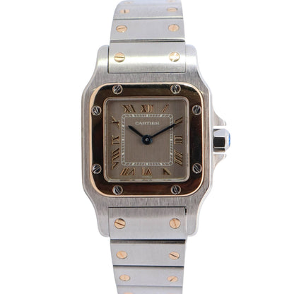 Cartier Santos 24mm Silver Dial Watch Ref# W20031C4 - Happy Jewelers Fine Jewelry Lifetime Warranty