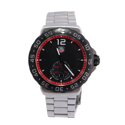 Tag Heuer Formula 1 42mm Black Dial Watch Ref# WAU1114.BA0858 - Happy Jewelers Fine Jewelry Lifetime Warranty