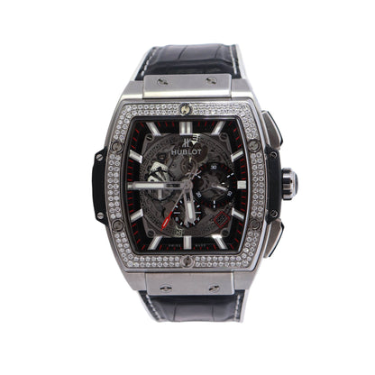 Hublot Spirit Of Big Bang 44mm Skeleton Dial Watch Ref# 641.NM.0173.LR - Happy Jewelers Fine Jewelry Lifetime Warranty