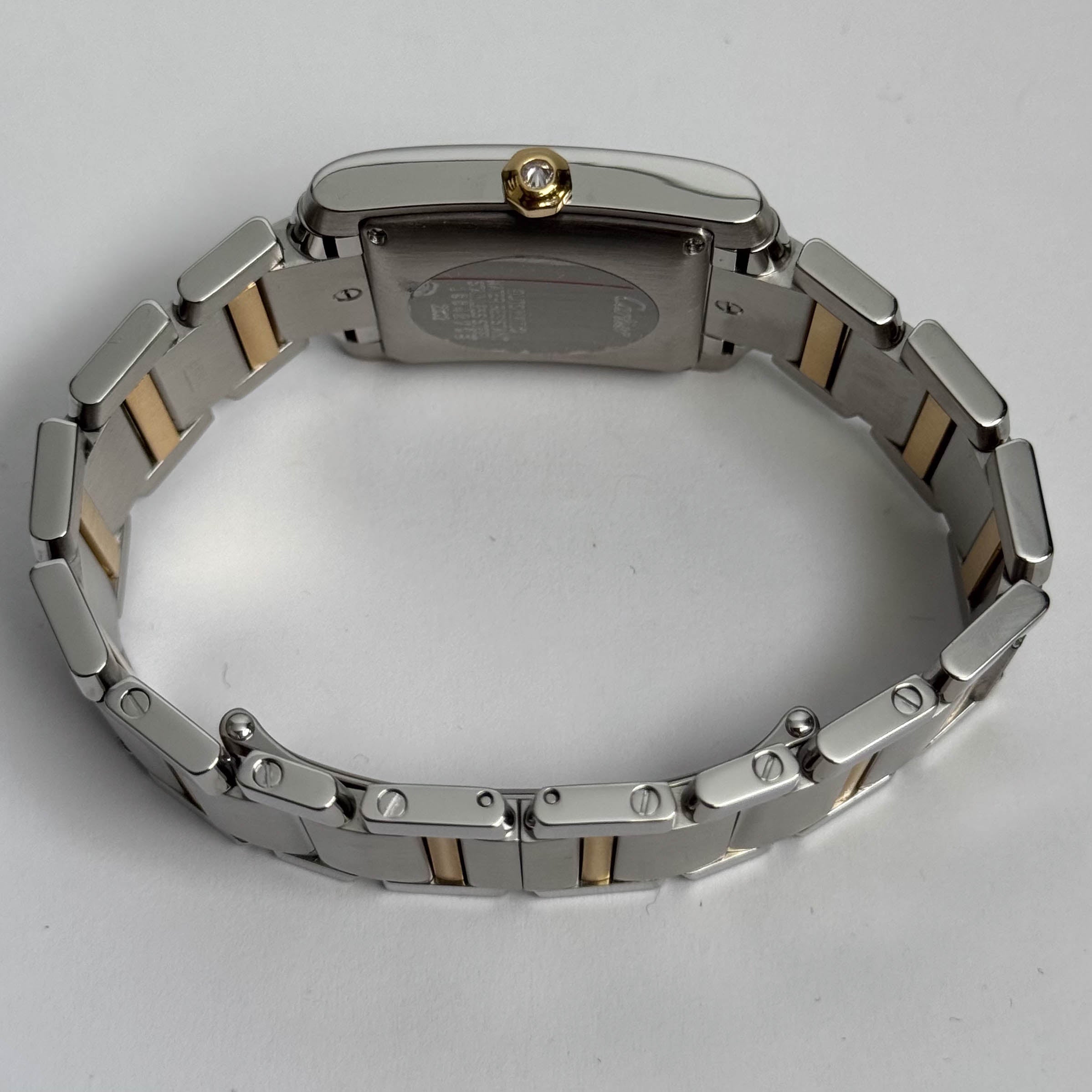 Cartier Tank Francaise 25mm Ivory Dial Ref#W51005Q4 - Happy Jewelers Fine Jewelry Lifetime Warranty
