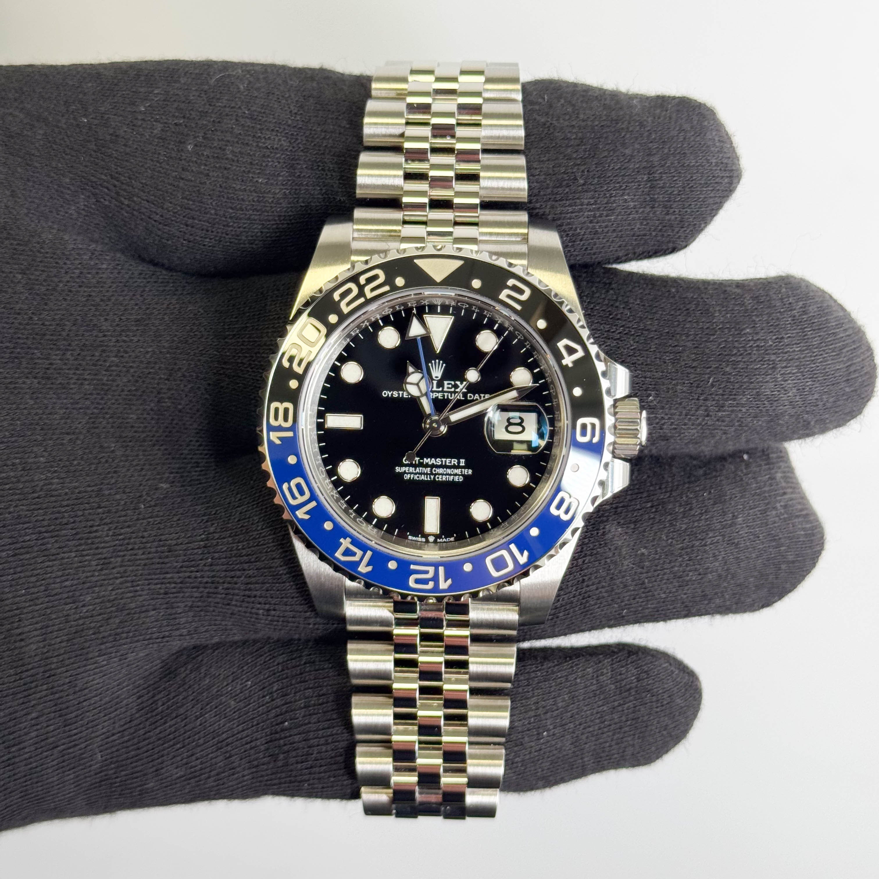 Rolex GMT Master II 40mm Black Dial Watch Ref# 126710BLNR