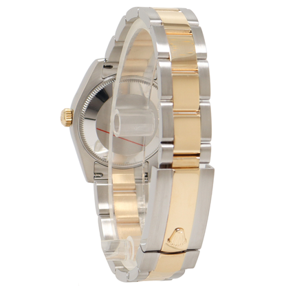 Rolex Datejust Two Tone Stainless Steel & Yellow Gold 31mm Champagne Diamond Dial Watch Reference# 178273 - Happy Jewelers Fine Jewelry Lifetime Warranty