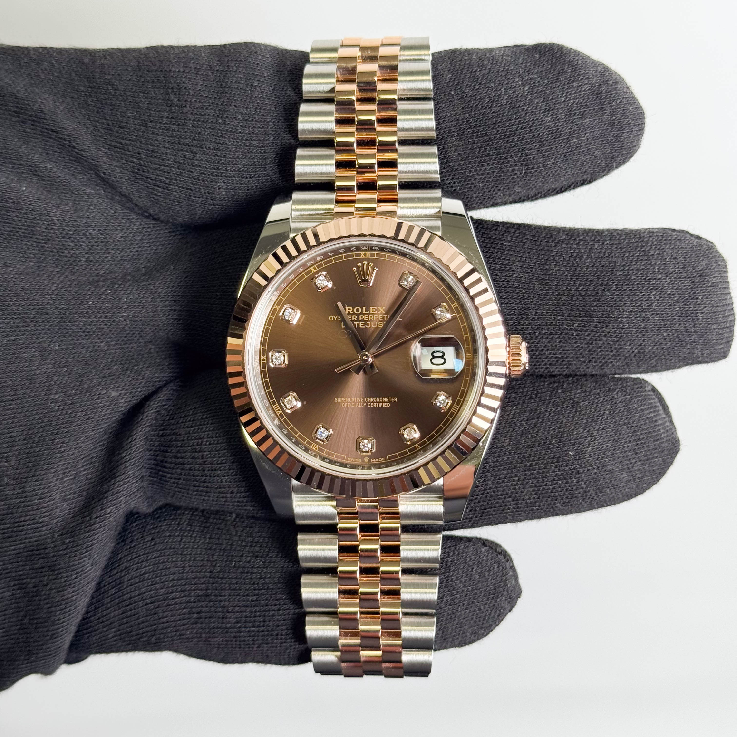 Rolex Datejust 41mm Chocolate Dial Watch Ref# 126331